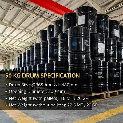 Calcium Carbide 50KG Steel Drum Nitrogen-Flushed & Moisture-Proof Packaging