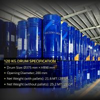 Calcium Carbide 120KG Steel Drum Nitrogen-Flushed & Moisture-Proof Packaging